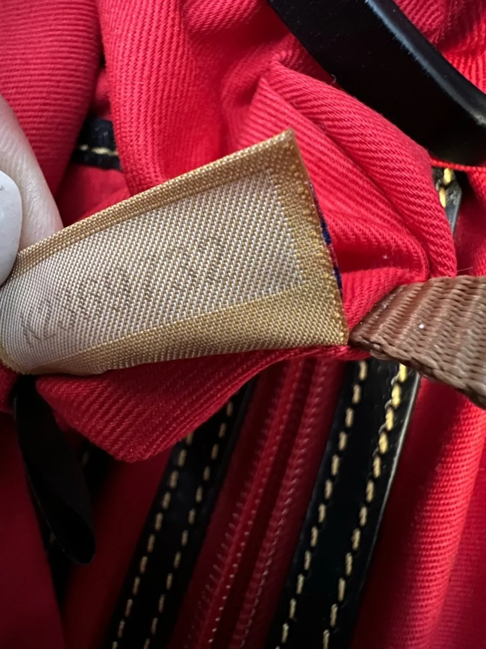 Dooney & Bourke Nylon Flap Backpack features a distinct braided top handle 🌹 - Picture 6 of 13